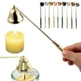 thumbnail image 2 of OIUR Bell Candle Extinguisher with Long Handle Stainless Steel Tealight Candle Wick Flame Snuffer Putting Out Candle Stopper Tools Candle Accessories, 2 of 7