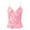 Pink, variant on Women Summer Tops Women's Tanks & Lightweight Summer Tops For Vacation And Casual Wear With Sheer Details And Sequins For Spring Fashion Crop Women Outdoor Warm Blank Counter Crop with Pink M