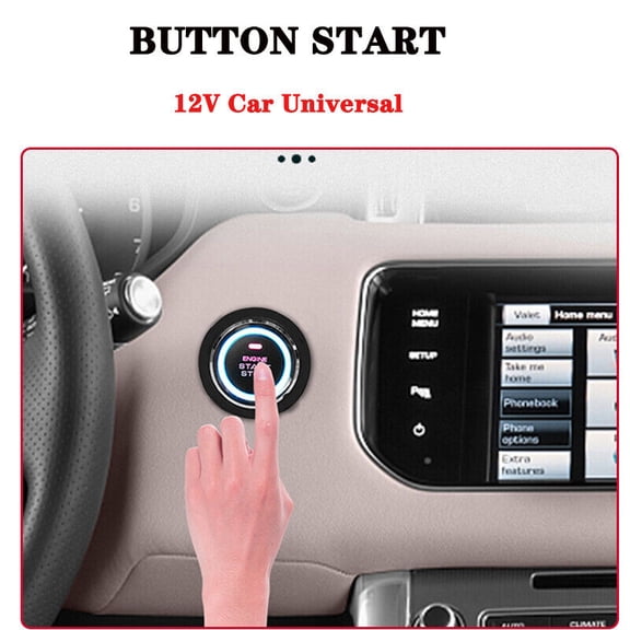Car ignition switch, engine start button, keyless entry starter, US inventory-