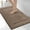 Brown-24" x 36", variant on Black 30" x 72" Microfiber Runner Bath Rug for Bathroom, Kitchen and Hallway