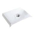 thumbnail image 1 of Toalla con orificio de cara de cama de salón cosmético SPA de Blanco Sunnimix Cubierta de sábana de salón, 1 of 8
