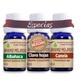 thumbnail image 1 of PAQ. ESPECIAS ALBAHACA CLAVO CANELA ACEITES ESENCIALES 100% NATURALES, 1 of 5