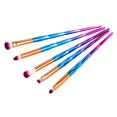 thumbnail image 4 of 5PCS Cosmetic Makeup Brush Set - Lip Eyeshadow Powder Brush Kit, Make Up Brushes Set, Makeup Brushes & Tools, Professional Makeup Brush Set, Small Cosmetic Brush Set for Women, Beauty Tools, 4 of 8