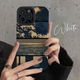 thumbnail image 2 of Funda de teléfono Art Sea para iPhone 14, 13 Pro Max, 11, 12 Pro, 7, 8 Plus, X, XS, Max, XR, a prueba de golpes, estilo de rayas, funda trasera suave de moda, 2 of 4