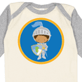 thumbnail image 4 of Inktastic Knight Fairytale Kids Boys Long Sleeve Baby Bodysuit, 4 of 5