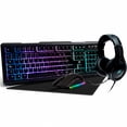 thumbnail image 1 of Kit Teclado y Mouse Gamer Vorago KMH-501 USB incluye audífonos Negro, 1 of 2