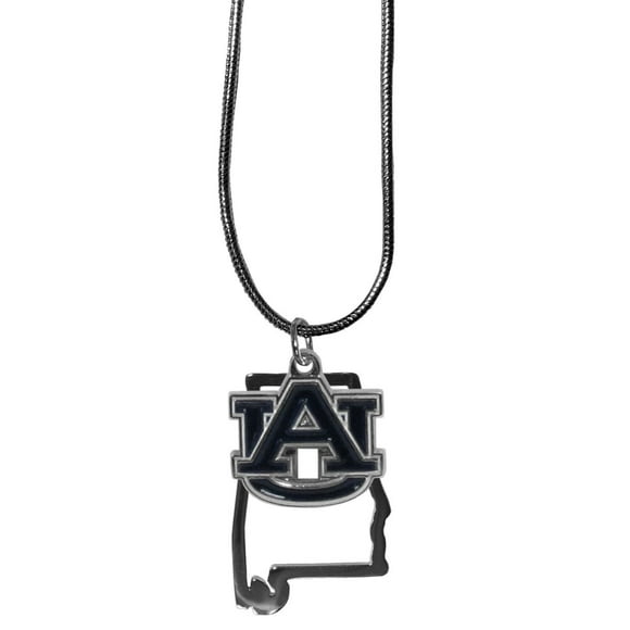 NCAA Siskiyou Sports Womens Auburn Tigers State Charm Necklace 18 inch Team Color