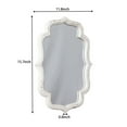 thumbnail image 3 of Sintosin Wall Mirror, Rustic Farmhouse Bathroom Mirror 16"x12" Distressed White Wood Framed, Hanging Decorative Small Mirror for Living Room, Bedroom, Entryway Decor, 3 of 8