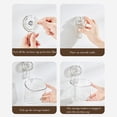thumbnail image 4 of Storage Rack Shelf No Drill Bathroom Suction Storage Box Corrugated Suction Cup Storage Rack Powerful Suction Storage Box Suction Cup Valentín Decorations Outdoor Valentín Decorations for Home, 4 of 9
