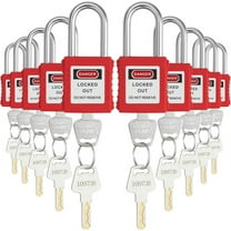 Lockout Tagout Locks Set,10 PCS Safety Lockout Padlocks,Lock Out Tag Out Safety Pa G14197