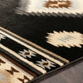 thumbnail image 6 of Livabliss Area Rugs for Living Room, 5x8 Paramount Rustic Black Rug, Bedroom Dining Room Home Decor Stain Resistant Carpet (5'3" x 7'9"), 6 of 8