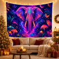 thumbnail image 3 of Moon Stars Frontal with Highly Head Trunk Elephant, Mystical Fantasy for Space Lovers, Galaxy Room Decor, Mother'S Day Gift, Tapestry Wall Hanging for Bedroom and Dorm, 3 of 7