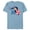 Ocean Blue, variant on Lilo and Stitch Funny Kisses - Short Sleeve Blended T-Shirt for Adults - Customized-Purple