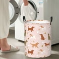 thumbnail image 4 of Lsque Star Cute Dog pattern Laundry Hamper Basket, Tall Woven Rope Hamper Basket for Clothes, Lightweight Storage Basket, Collapsible Waterproof-Medium, 4 of 8