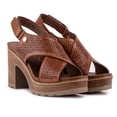 thumbnail image 2 of Women's Cross Strap Heeled Sandals By XTI_170778_Medium Brown, 2 of 4