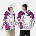 thumbnail image 4 of Fotbe Colorful Bulldog Chaqueta con Protección Solar UPF 50+ para Hombre y Mujer, Camisa con Capucha y Bolsillos-Large, 4 of 7