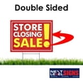 thumbnail image 6 of NEXT LEVEL SIGNS | Store Closing Sale Yard Signs | Double Sided 24 W x 18 H Inches | Metal Ground Step H-Stake 24" x 10" (Pack of 3), 6 of 6