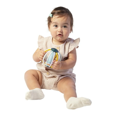 Manhattan Toy Comet Outer Space Themed Rattle and Teether Sensory Developmental Baby Toy