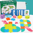 thumbnail image 1 of 65 Buckles, Logical Thinking Puzzle, Children'S Early Education Puzzle, Geometric Shapes, Numbers, Letters, And Various Puzzle Pieces, Holiday Gifts, 1 of 5