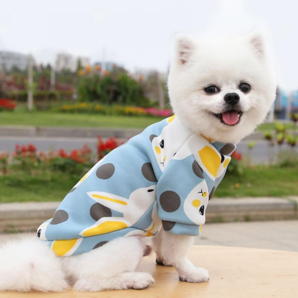 L, Red ZOUMOOL Dog Hoodies Jumpsuit Pet Clothes Warm Cute Coat Jacket Pullover Cotton Soft Puppy Outfit Sweatshirt for Dogs Cats Sweater Outwear Costume 