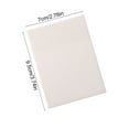 thumbnail image 3 of TaTaai 4Pcs Transparent Sticky Notes - Clear Sticky Notes Self-Adhesive Translucent Sticky Note Pads for Books Annotation, See Through Sticky Note (50 Sheets), 3 of 6