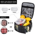 thumbnail image 4 of Black Cat Moonlight Lunch Bag Portable Thermal Lunch Box for Men and Women, 4 of 6