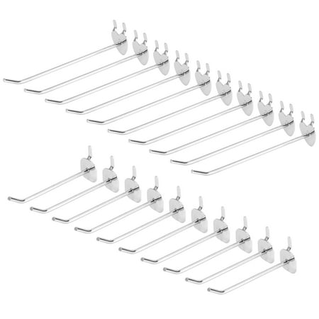 

20Pcs Iron Hole Board Hooks Hole Board Shelf Hooks Supermarket Hole Board Hooks