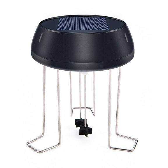 CPAN Garden Pond Solar Powered Water Wigglers Agitator for Birth Bath Bubbler Mixer