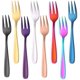 thumbnail image 1 of RV Juego de 8 tenedores para tartas, tenedores para postre/tenedores para ensalada, acero inoxidable 304 18/10, longitud 14 cm/5,5 pulgadas Sailing Electrónica, 1 of 5