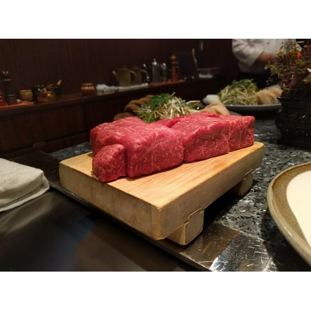 - LAMINATED POSTER Kobe Beef Meat Japanese Kobe Beef Japan Poster 24x16 Adhesive Decal