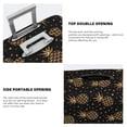 thumbnail image 5 of Balery Gold Glitter Pineapples Luggage Cover Protector, Scratch And Dirt Resistant, Fits 18-32 Inch Luggage - Medium, 5 of 9