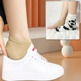 thumbnail image 3 of Xinwanna 1 Pair Moisturizing Silicone Socks for Cracked Heel Repair Toeless Socks High Elasticity Spa Gel Socks for Dry Cracked Feet Lotion Moisture Pedicure Socks (Black), 3 of 13