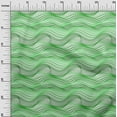 thumbnail image 3 of oneOone Cotton Flex Green Fabric Abstract Stripe Craft Projects Decor Fabric Printed By The Yard 40 Inch Wide, 3 of 5