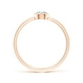 thumbnail image 2 of ANGARA Natural 0.25 Ct. Diamond Solitaire Ring in 14K Rose Gold for Women (Ring Size: 3.5), 2 of 10