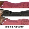 thumbnail image 5 of Adjusta Fit Dura-Nylon Stable Sheet | Horse V-Free Closed Front Legstrap | Purple | 74, 5 of 8