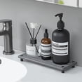 thumbnail image 3 of Organizador de fregadero de cocina de secado instantáneo, bandeja de fregadero de piedra de secado rápido, soporte para esponja de diatomita, jabonera, rejilla absorbente de agua de secado rápido, 3 of 5