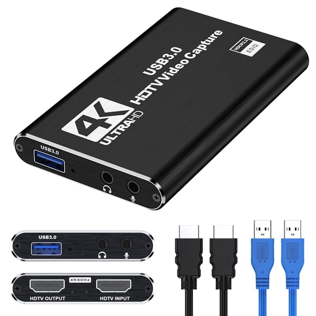 Tarjeta de Captura Bytebridges 4K HDMI USB 3.0 1080p 60FPS