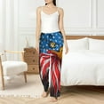 thumbnail image 4 of Sikiie Eagle Head With American Flag Women’s Ultra-Soft Comfy Lounge Pants Sleepwear Comfy Lounge Pants Drawstring Sleep Bottoms with PocketsLarge, 4 of 6