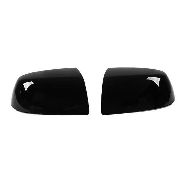 Par de cubiertas de espejo retrovisor negro brillante 1429790 de repuesto para Ford Focus 2005-2007