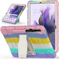 thumbnail image 2 of Étui de Protection en Silicone pour Samsung Galaxy Tabs7+/Tabs7fe/Tabs8+3 Couches, 2 of 5