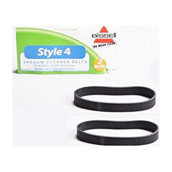 Genuine Compatible with Bissell Upright vac 3554 Style 1 & 4 Belts 2 Pk Part 32035