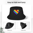 thumbnail image 3 of Bucket Hats Fashion Sun Cap Packable Outdoor Fisherman Hat for Women and Men Yall Means Bucket Hats, 3 of 8