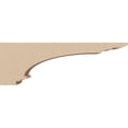 thumbnail image 3 of 2"W x 12"D x 4"H Thin Hughes Rough Cedar Woodgrain TimberThane Corbel, Primed Tan, 3 of 6