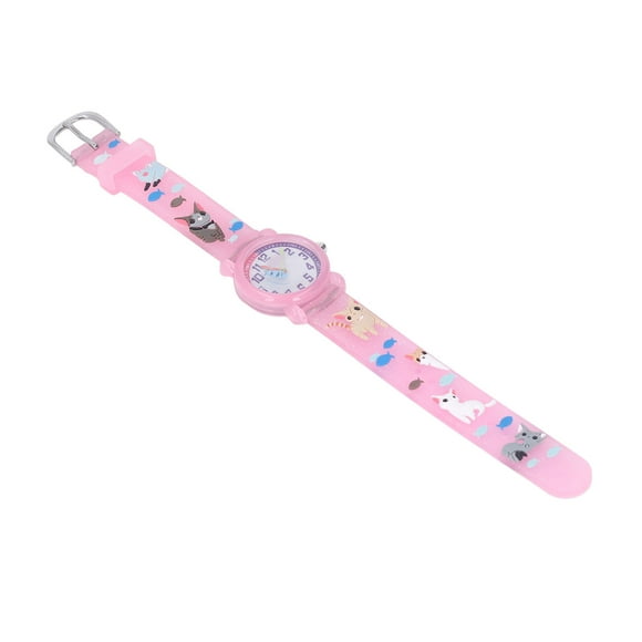 Reloj para niños BuyWeekMX Reloj lindo 3D de gatito para niños pequeños