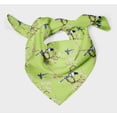 thumbnail image 3 of Bimba Green Floral & Pin Tailed Whydah Bird Pure Silk Printed Head Bandanas Summer Neck Wrap Scarf 40 x 40 Inches, 3 of 6