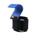 thumbnail image 4 of yotijay Fitness Weight Lifting Hook Padded Wrist Straps for Shrugs Powerlifting Rows Blue, 4 of 8