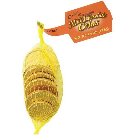 Palmer Premium Milk Chocolate Coins - 1.5oz (Pack of 16)