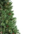 thumbnail image 4 of Northlight Pre-Lit Medium Mixed Pine and Iridescent Glitter Artificial Christmas Tree - 6.5' - Clear Lights, 4 of 5