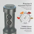 thumbnail image 2 of Mistaha 5-in-1 Stainless Steel Handheld Blender with 6 Adjustable Speeds and Multiple Accessories, 2 of 5