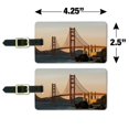 thumbnail image 6 of Golden Gate Bridge San Francisco Luggage ID Tags Suitcase Carry-On Cards - Set of 2, 6 of 6